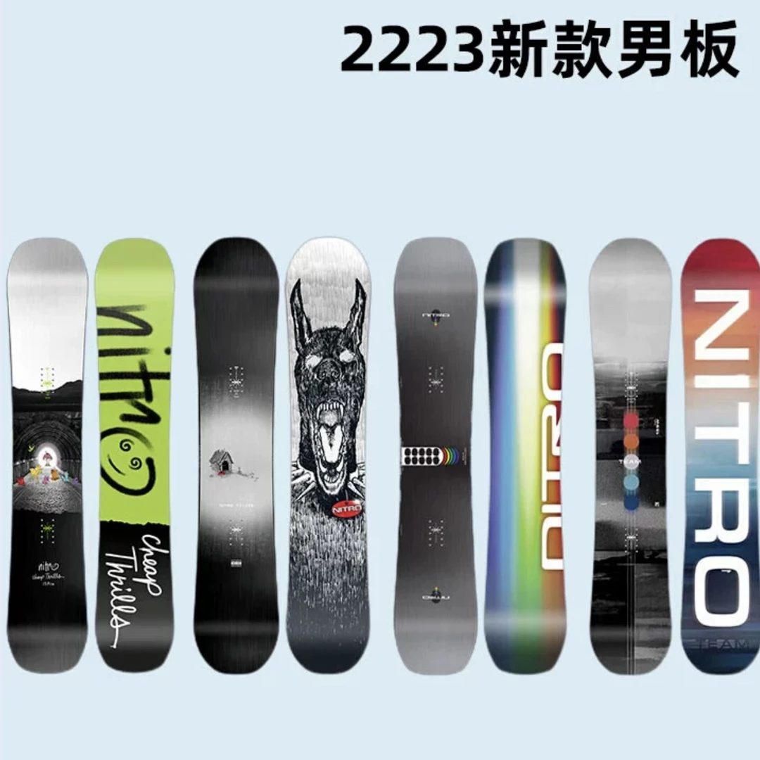 22-23款 冷山雪具 男款NITRO单板滑雪板全能入门进阶公园滑雪板