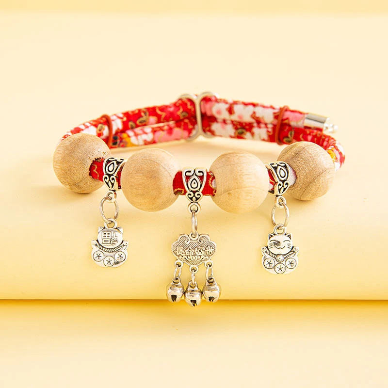 猫咪驱虫项圈高颜值项圈猫咪围脖宠物驱虫项圈日式和风猫项链饰品