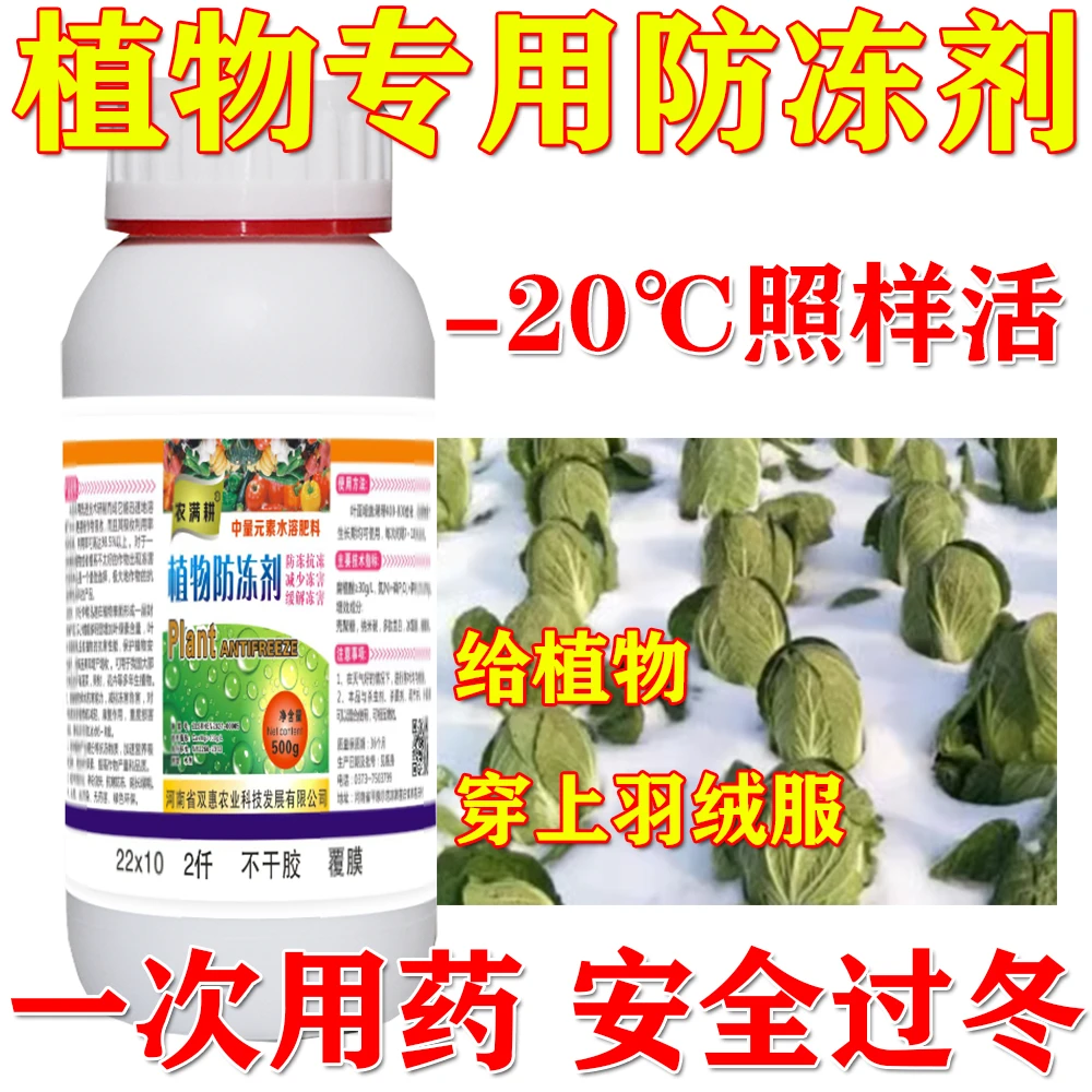 植物防冻剂抗寒防冻液保护液果树大蒜白菜花卉苗木通用农作物抗冻