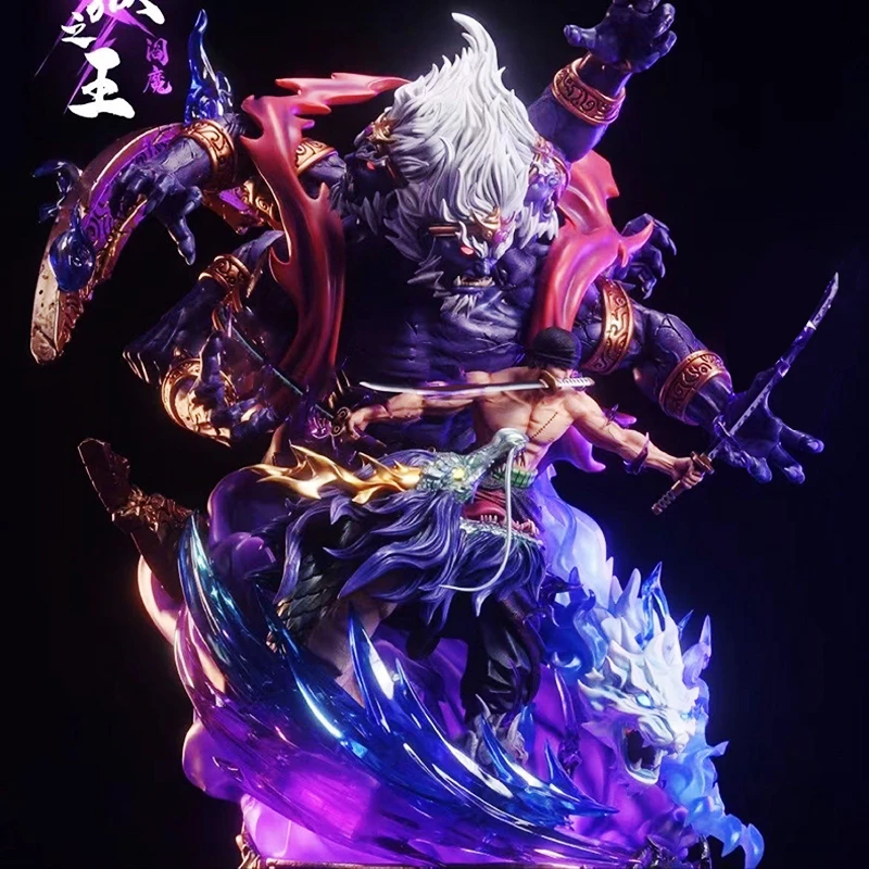 地狱之王索隆手办海贼王系列阎魔罗罗诺亚模型雕像品景摆件手办