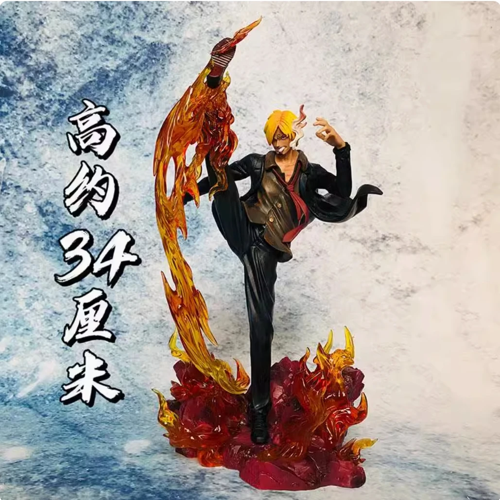 WiFi山治手办 大号踢腿山治动漫手办摆件海贼王系列