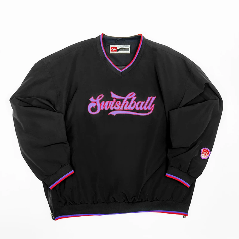 SWISH THE BALL IN 炸裂奇奇回归街头系列V领卫衣美式宽松Vintage