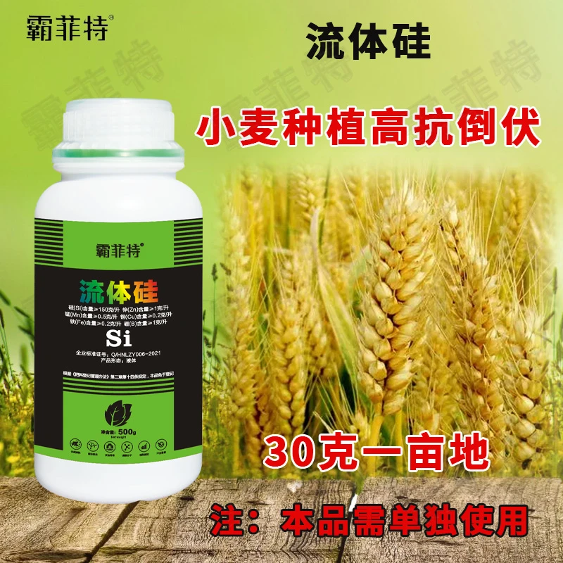 霸菲特液体硅肥叶面肥硅肥增强抗逆预防虫害高抗倒伏增产增收喷施