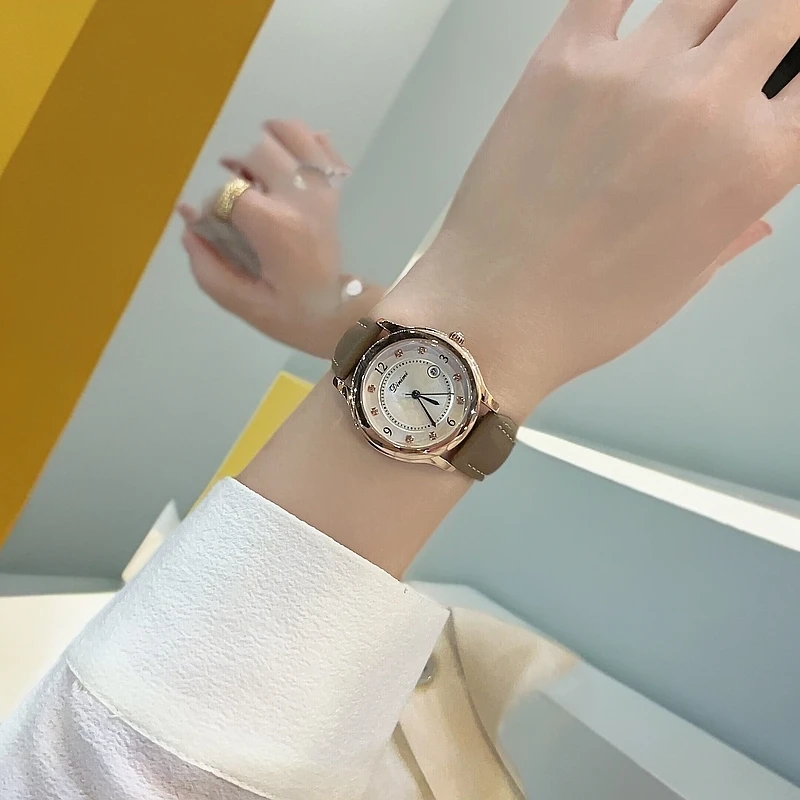 Dinimi告白气球气质百搭小众轻奢经典防水情侣潮流女表新腕表手表