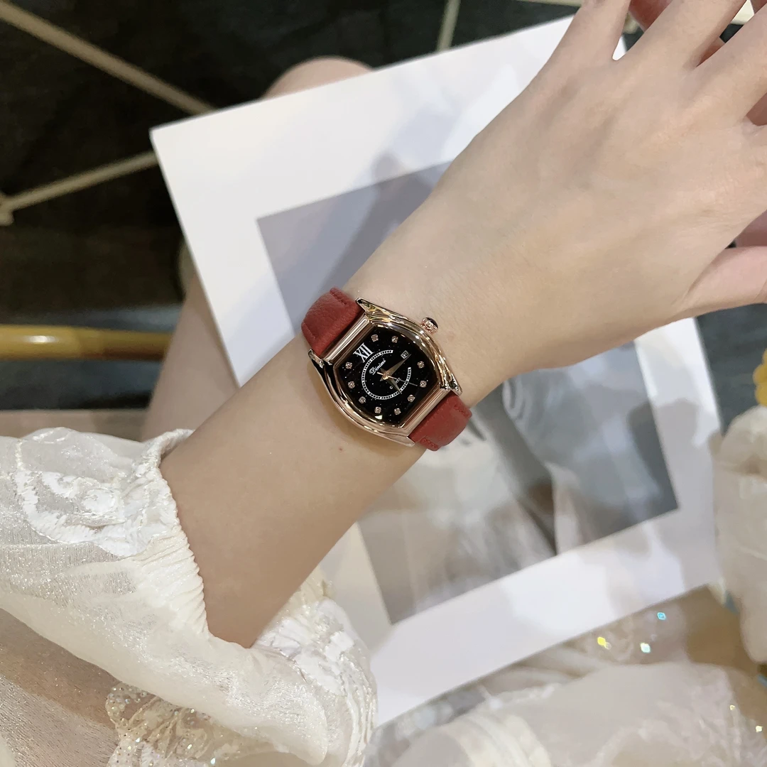 Dinimi蒂尼米新款星空面轻奢经典时尚优雅女款女生腕表防水手表