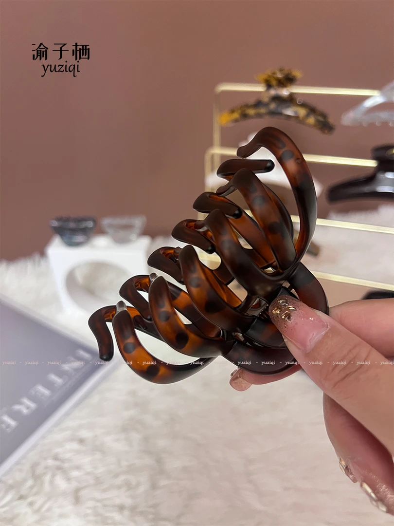 巨能抓法式高级盘发抓夹大号发量大南瓜夹发夹后脑勺鲨鱼夹女通勤