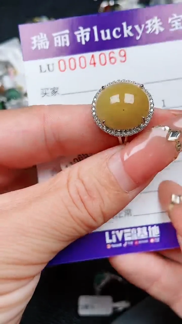 【闪购商品】翡翠颈饰银S925镶嵌4069