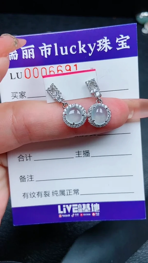 【闪购商品】翡翠颈饰银S925镶嵌6691