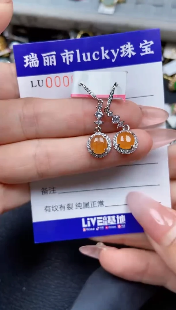 【闪购商品】翡翠颈饰银S925镶嵌6951