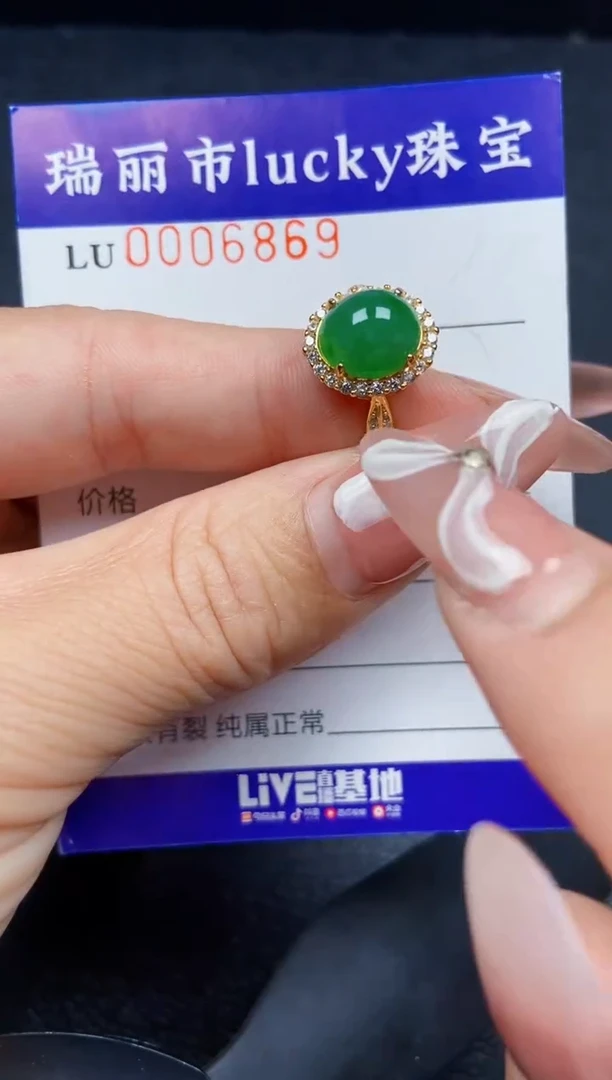 【闪购商品】翡翠颈饰银S925镶嵌6869
