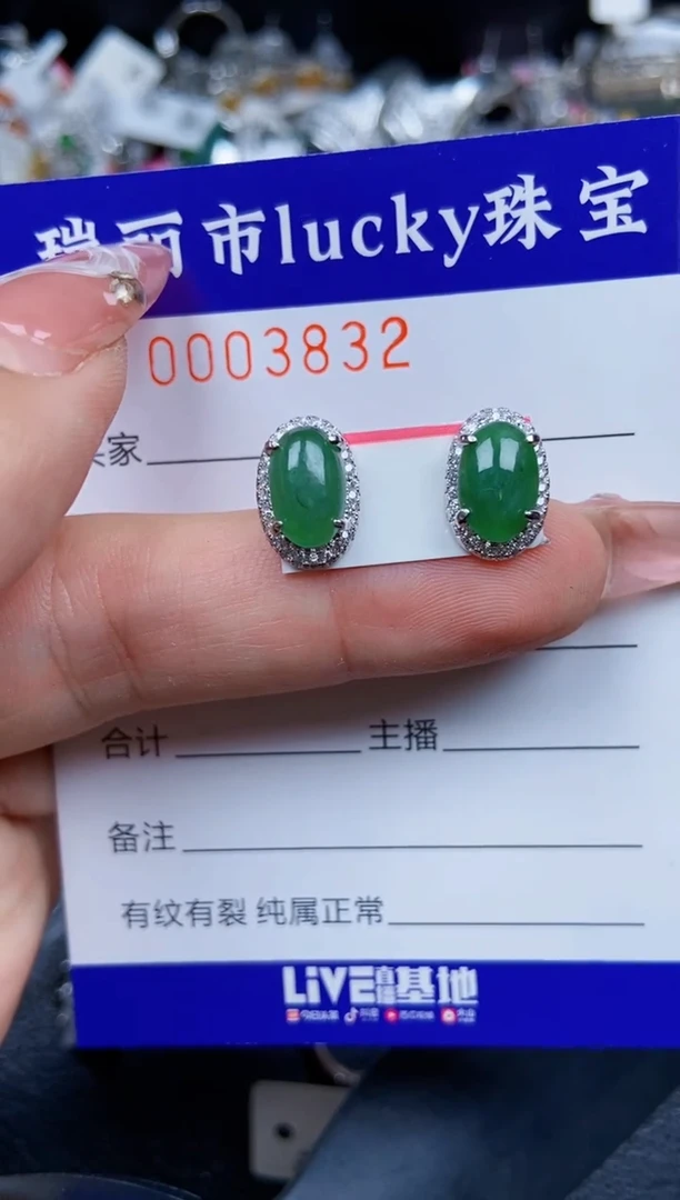【闪购商品】翡翠颈饰银S925镶嵌3832