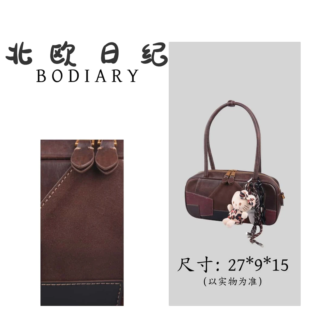 北欧日纪 3292 -轻奢时尚休闲百搭 手提腋下 包包 27*9*15