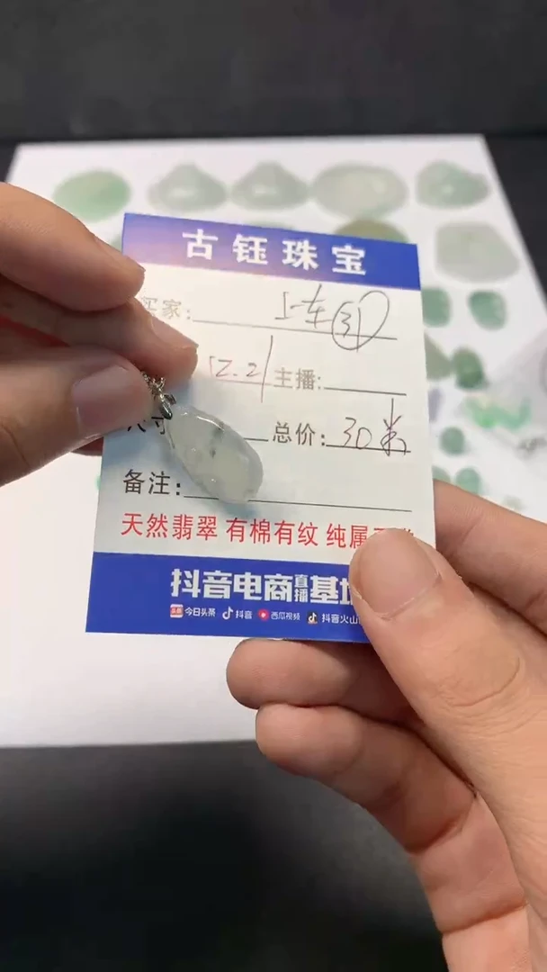 【闪购商品】翡翠颈饰未镶嵌如意