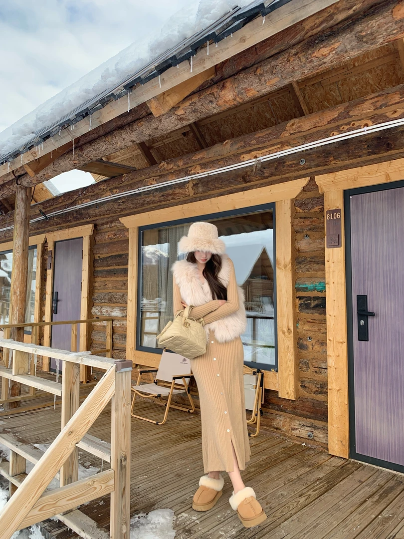 EIA一尧【轻熟oni】韩系气质穿搭慵懒感连衣裙纯欲收腰显瘦御姐长裙