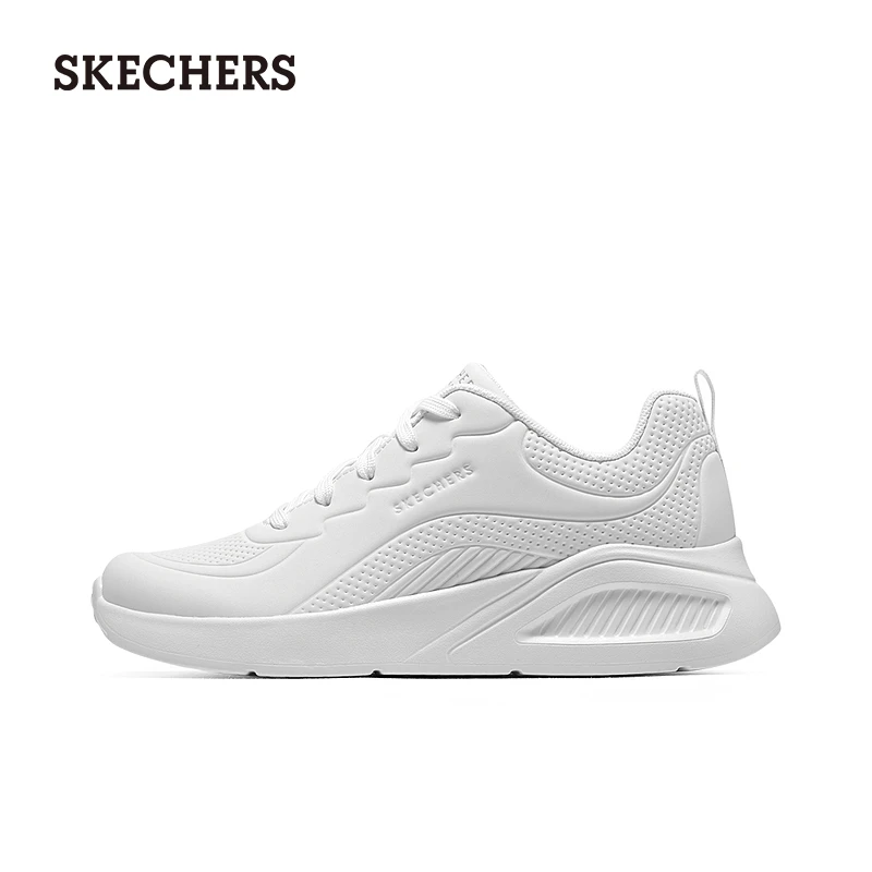 Skechers斯凯奇春夏新款女士时尚休闲鞋纯色百搭透气板鞋177288