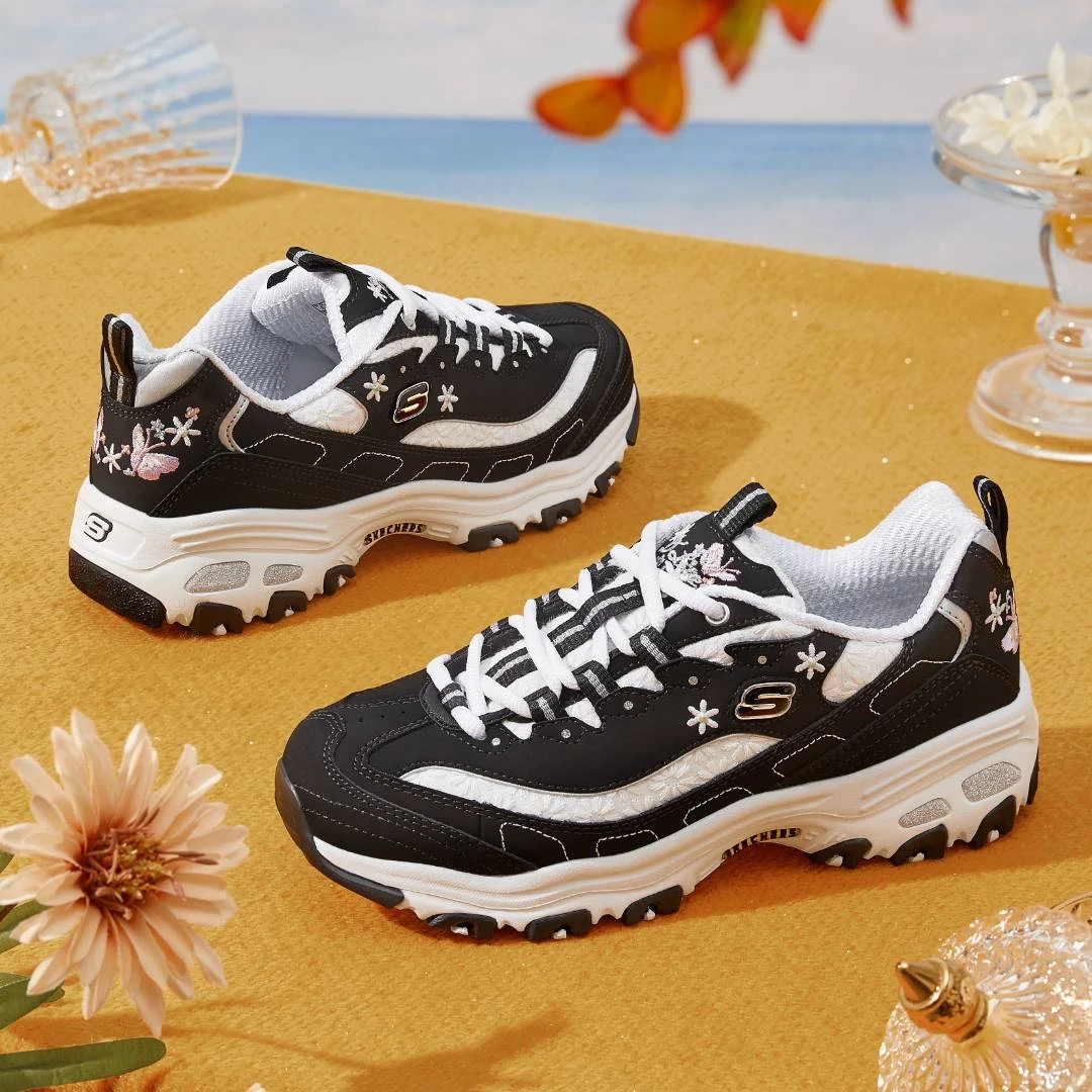 SKECHERS/斯凯奇韩版潮鞋经典厚底潮流时尚百搭复古老爹鞋/149466