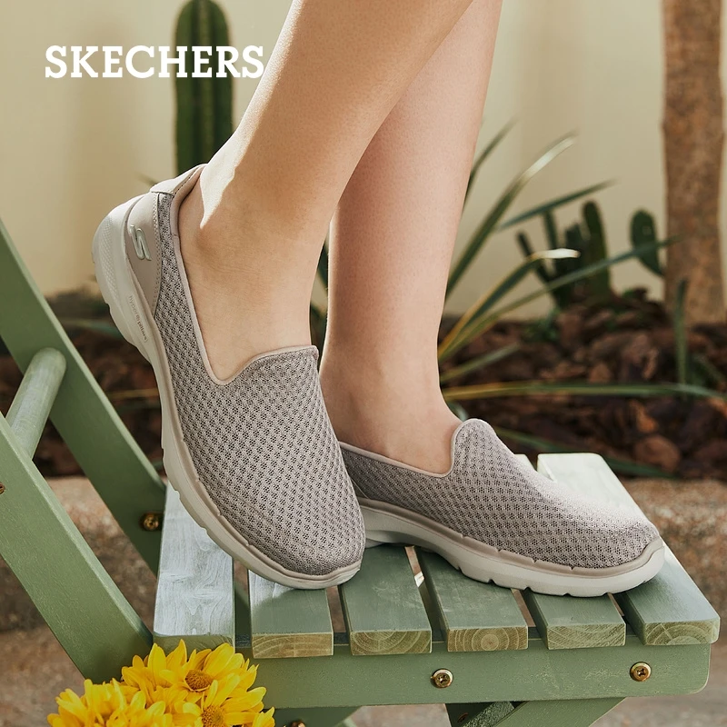 SKECHERS/斯凯奇夏女子浅口一脚蹬休闲健步鞋运动鞋懒人鞋124508