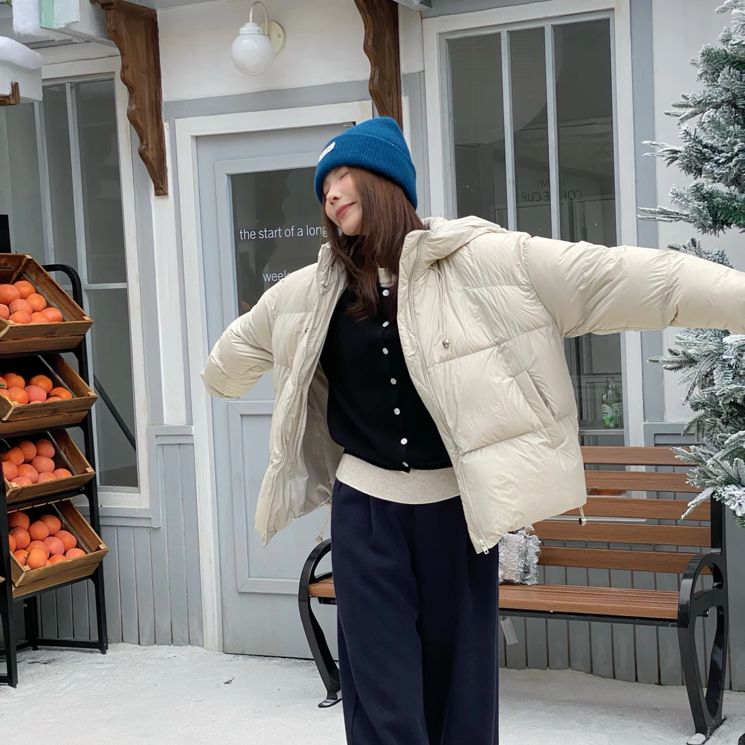 【小迷糊】连帽可抽拉 羽绒服