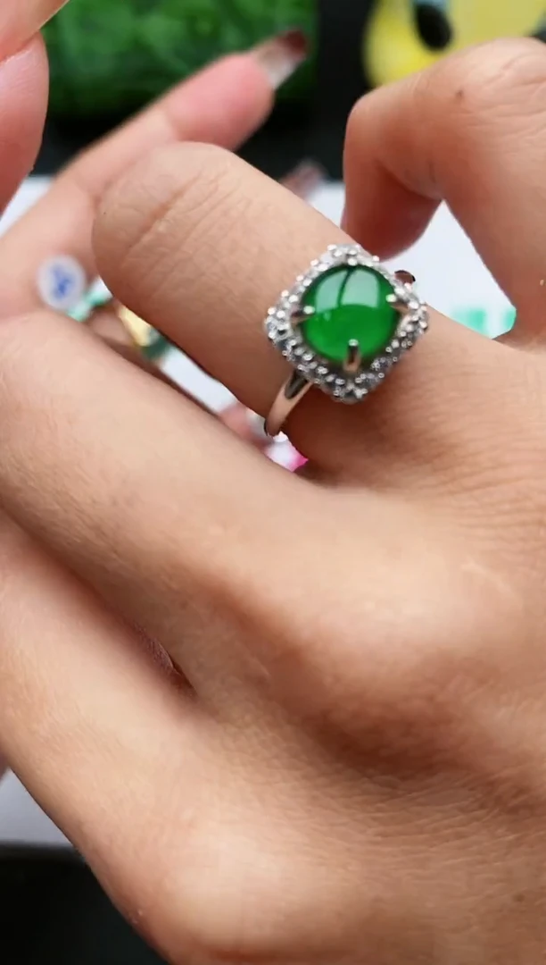 【闪购商品】翡翠手链银S925镶嵌1