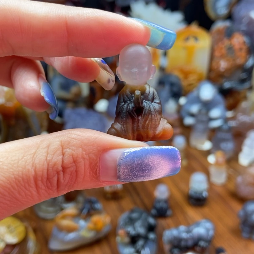 【闪购商品】玛瑙/玉髓颈饰未镶嵌花***歌