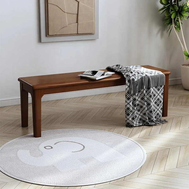 全实木长凳子长条凳北欧简约餐凳长方形家用床尾凳休闲换鞋长板凳