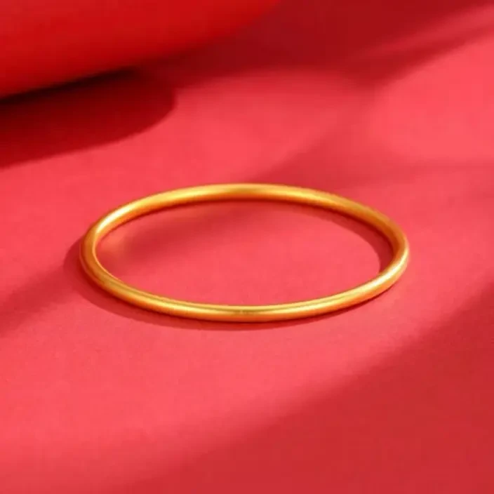 【双十二专享】经典百搭古法磨砂手镯民族风素圈手环A