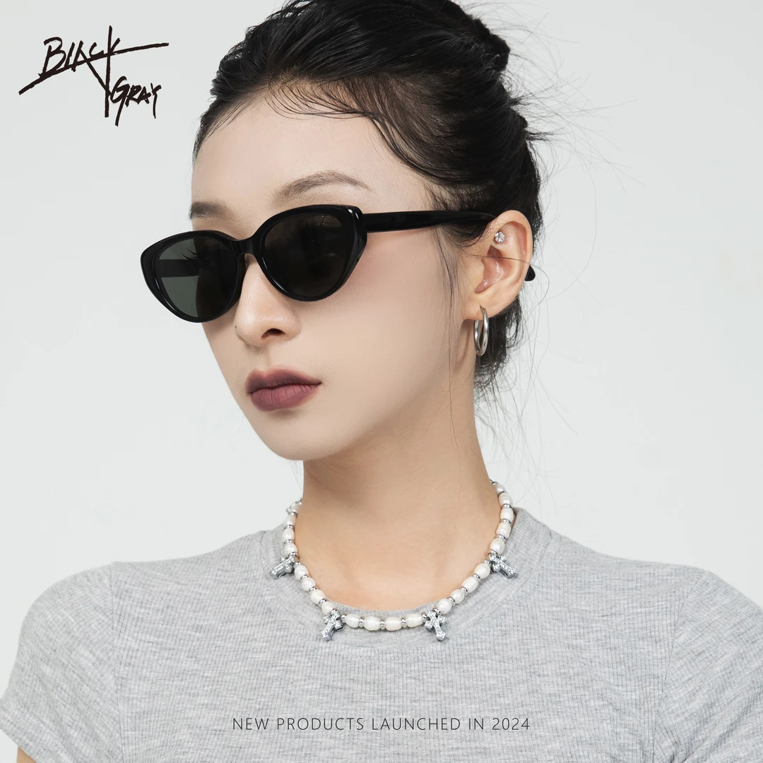 BLACKGRAY太阳镜5号款猫眼防紫外线辣妹风女款墨镜光学镜
