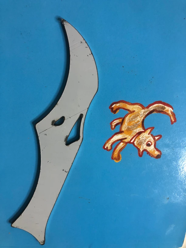 实心玉竹刮皮工具（不伤竹纤维）
