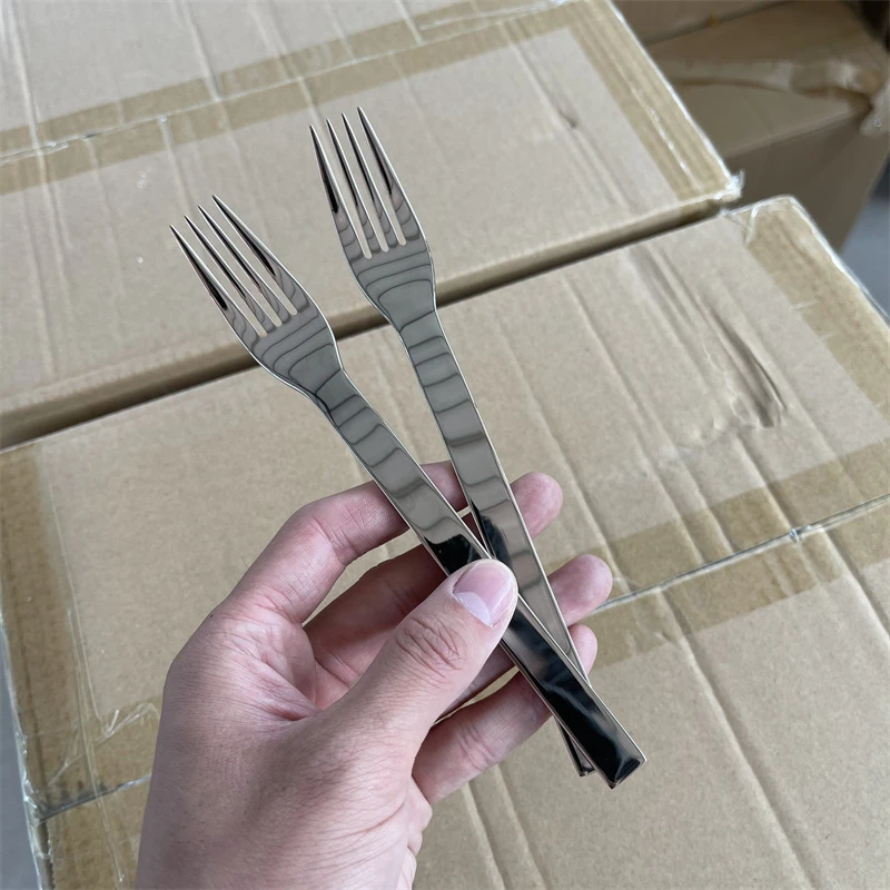 出口德国18-10不锈钢主餐叉面条叉吃饭叉全长19.5cm宽2cm