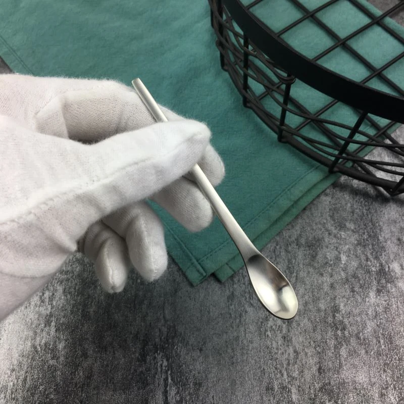 迷你版18-10不锈钢咖啡勺调料勺搅拌勺全长11cm宽1.5cm