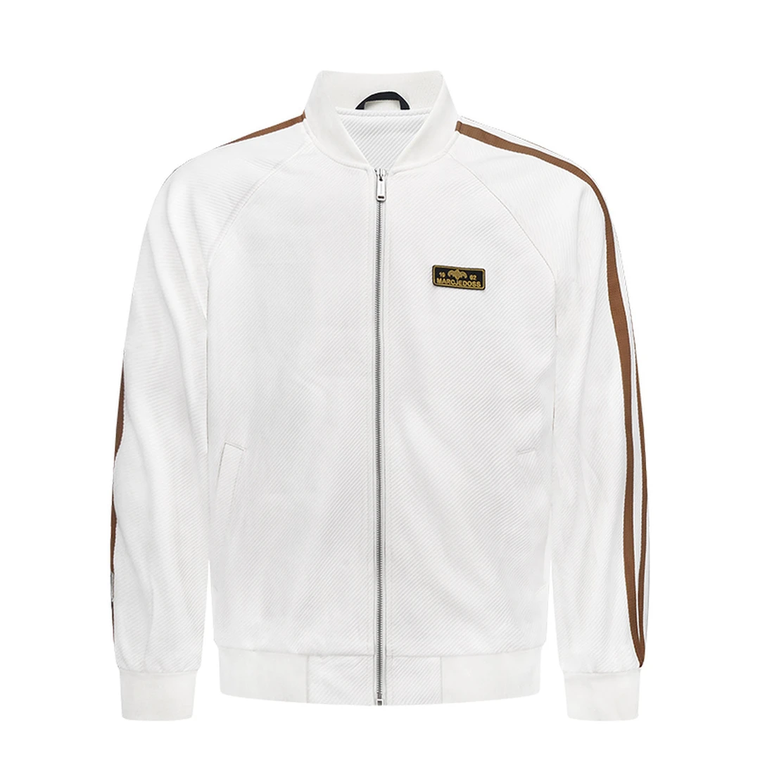 JEDOSS/爵迪斯专柜同款休闲时尚外装简约小胸标条纹修身夹克外套