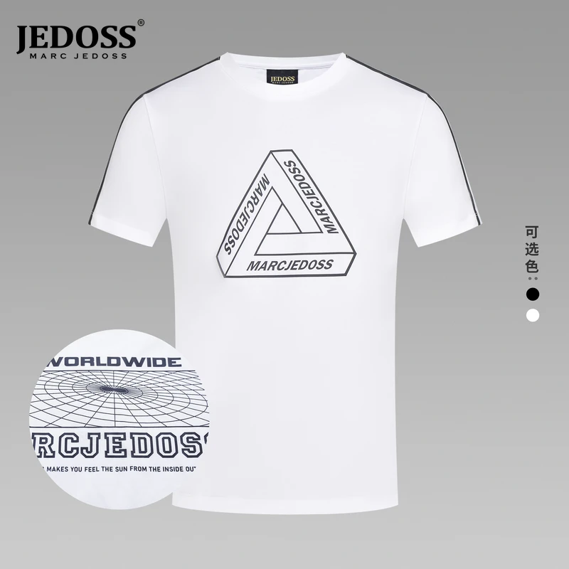 JEDOSS/爵迪斯男款夏季新款立体空间感半袖短袖T恤MG153