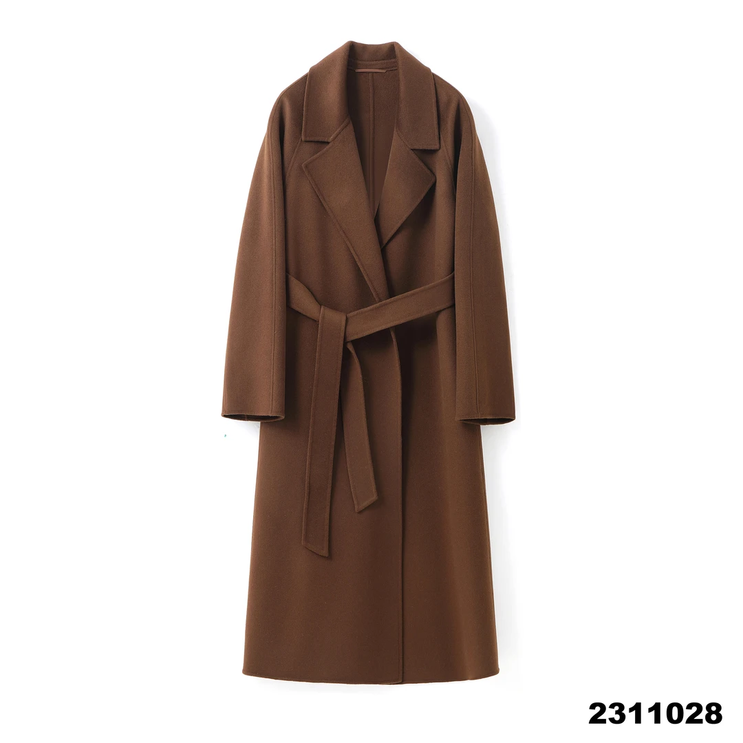 星达利【上新】123双面小山羊绒长款大衣轻奢高级感秋冬[3102]