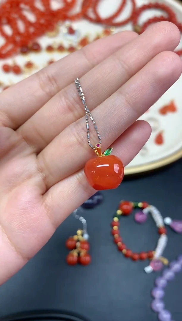 【小鱼臻选】HS011-南红吊坠-多样性发其一|BNH5