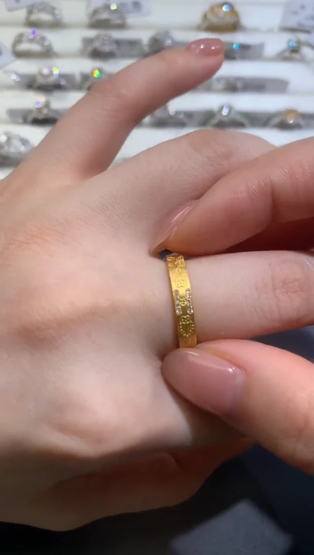 【闪购商品】钻石戒指18K金镶嵌Z373|1500