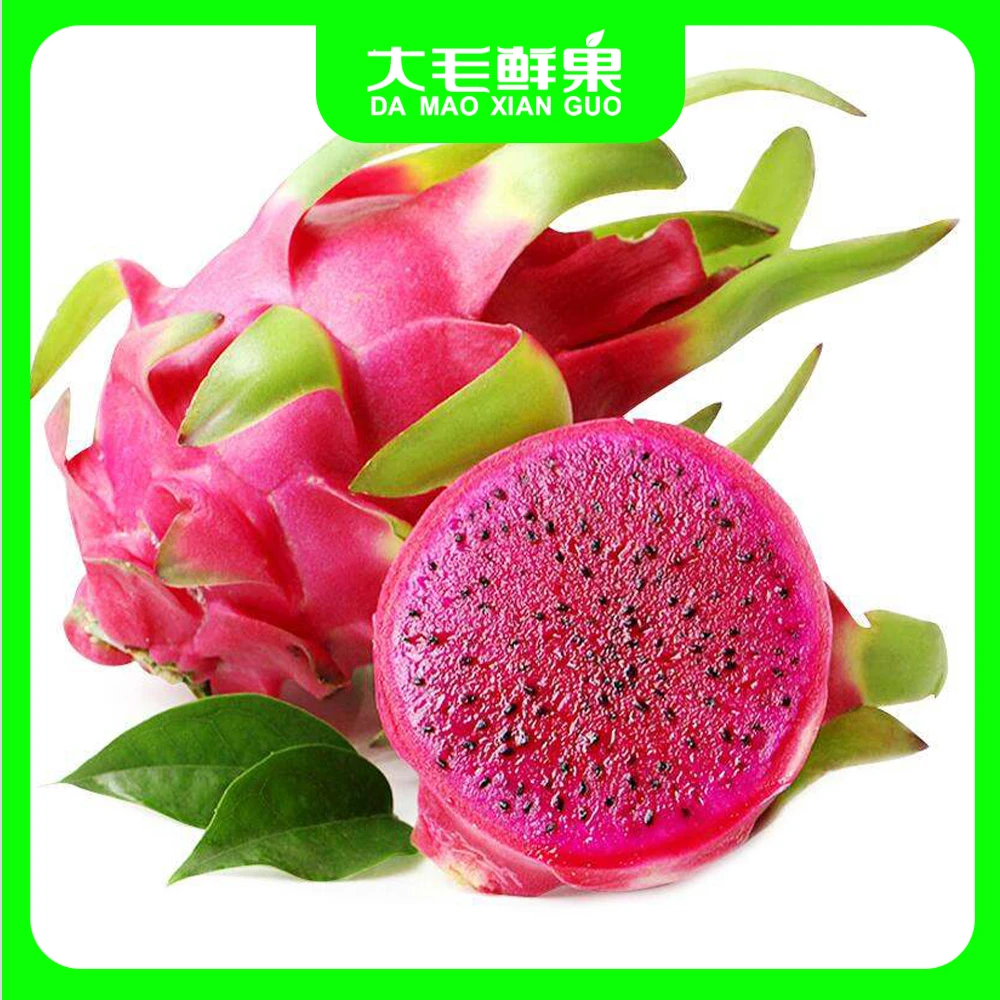 进口红心火龙果1个（约500克）