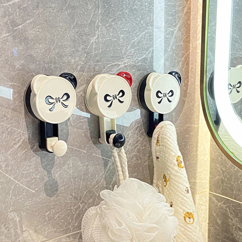 多巴胺强力吸盘小熊挂钩浴室卫生间厨房免打孔挂钩强力承重无痕