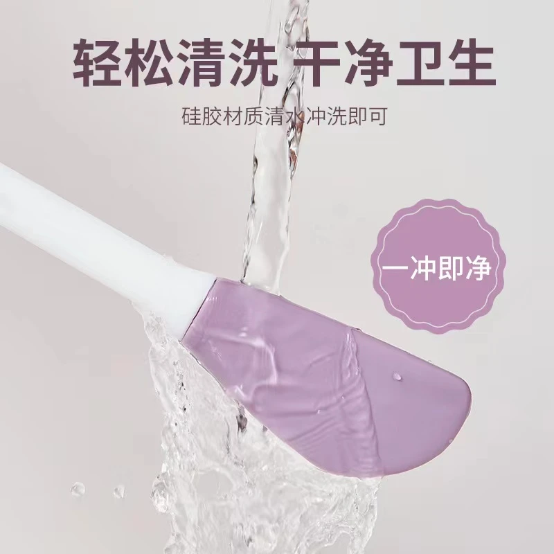 双头硅胶面膜刷清洁毛孔洁面刷泥膜涂抹式面膜刷