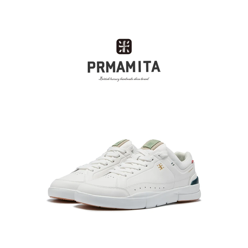 PRMAMITA米字秋季老钱风百搭潮流男鞋复古男鞋上班舒服户外耐穿