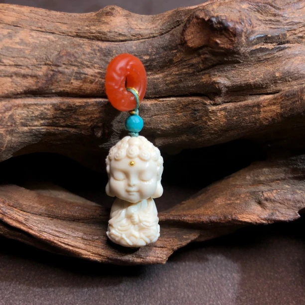 猛犸多宝吊坠（大日如来-羊/猴）多样性发货发其一- X096