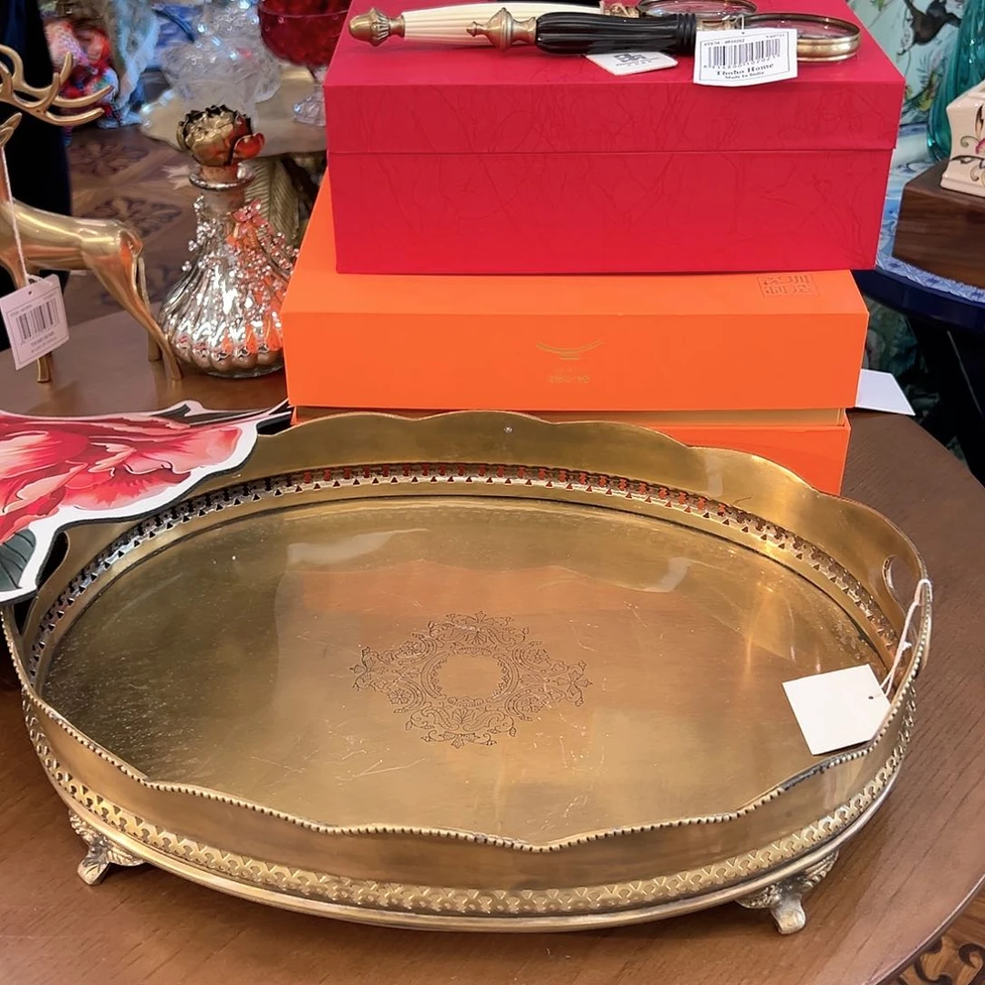 【闪购商品】黄铜托盘