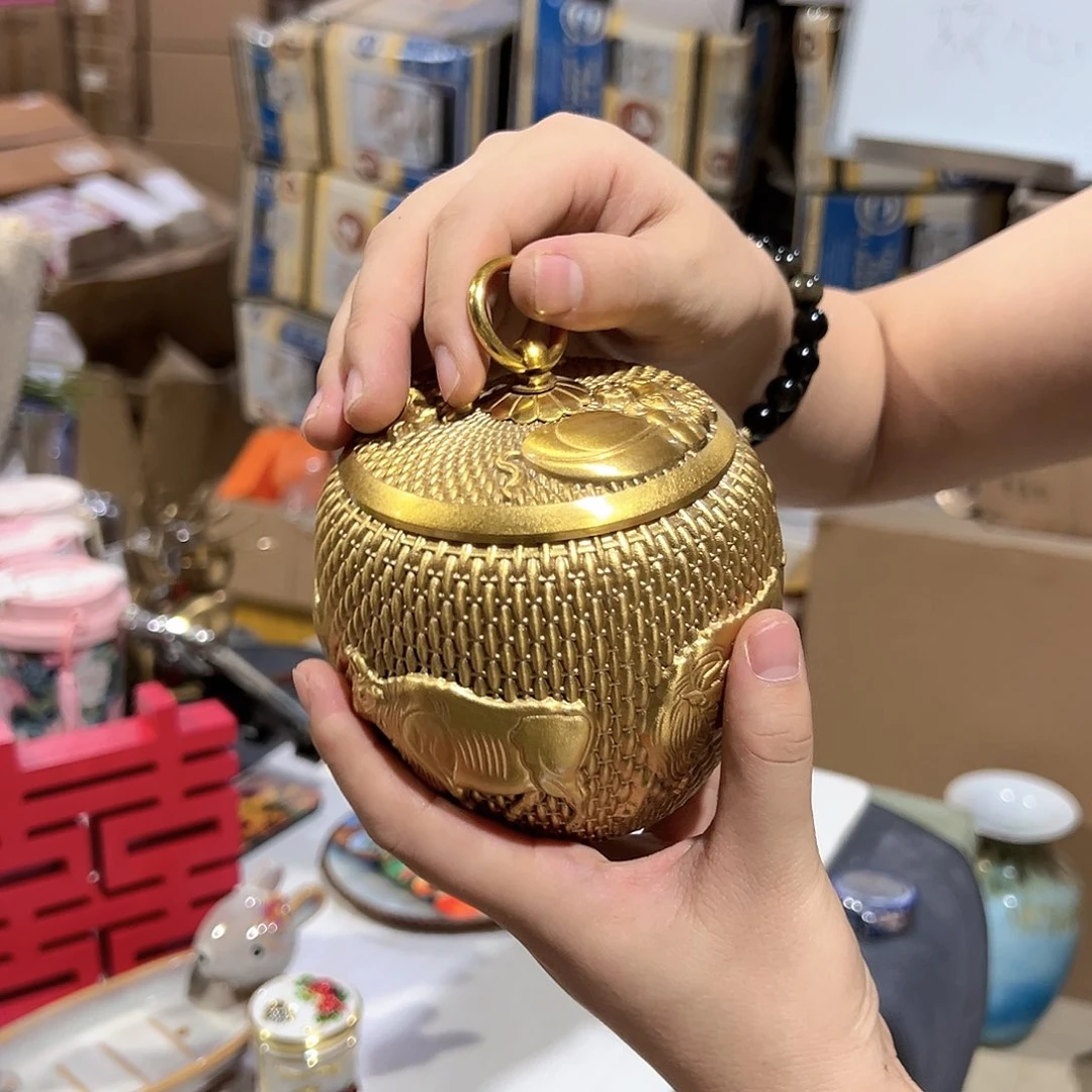 【闪购商品】五牛茶叶罐花