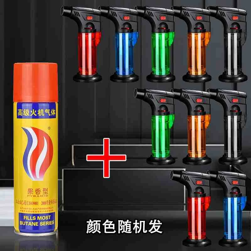 防风直冲可充气创意个性雪茄高温焊枪喷枪打火机 气体电子点火器