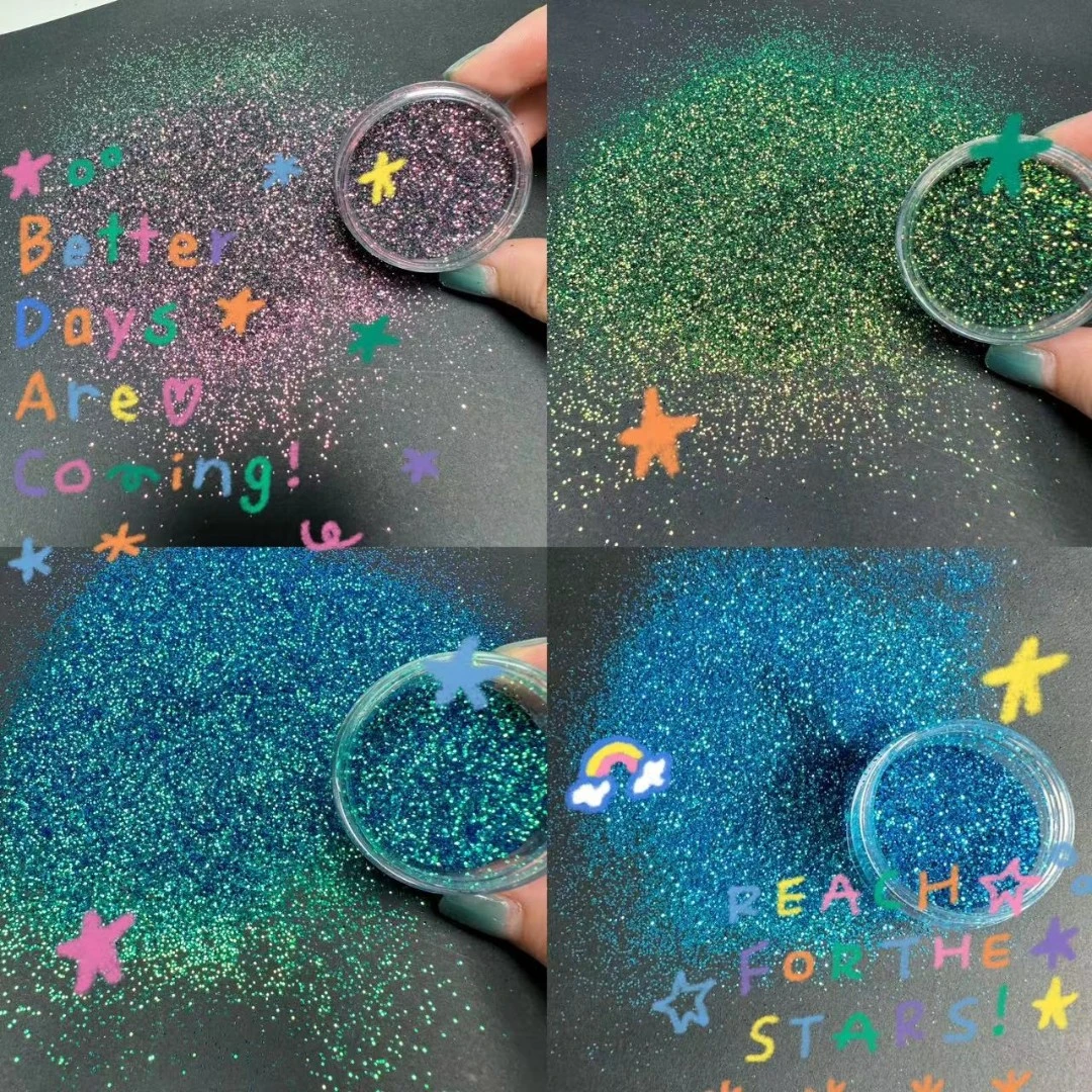 【星空变色龙】素履饰品星空变色龙美甲流麻手工DIY超闪超亮彩色