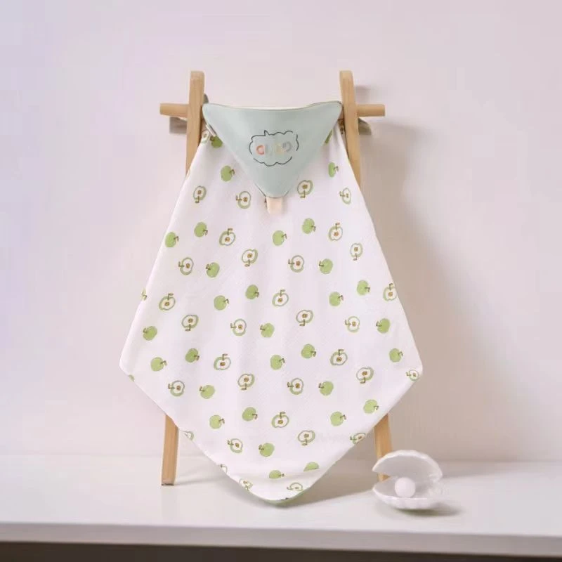 夏季纯棉包被纱布款新生儿薄款加棉柔软抱毯可爱裹被薄棉透气产房