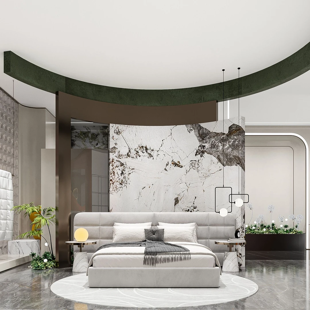 YQL/羽叶云姗/140支长绒棉双丝光色织提花/意式高奢侈四件套