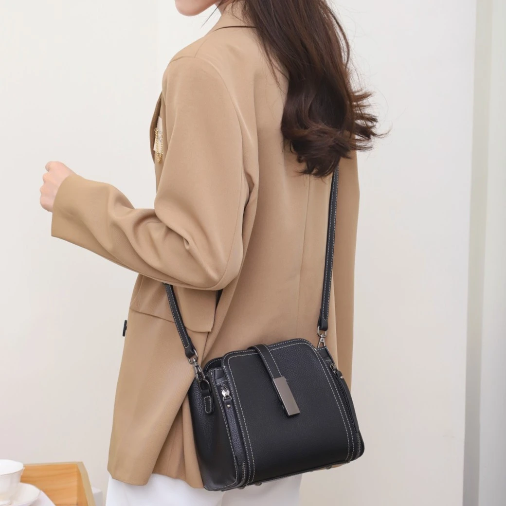 【林姐精选】水桶包新款头层牛皮DLST-1155