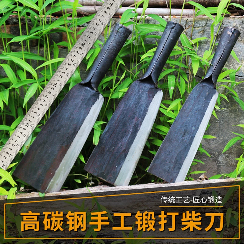 砍柴刀砍树柴刀农用工具锰钢劈柴直刀户外多功能开山伐木竹包邮