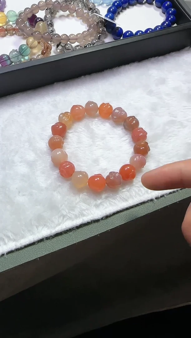 【闪购商品】玛瑙/玉髓/未镶嵌佛头手串