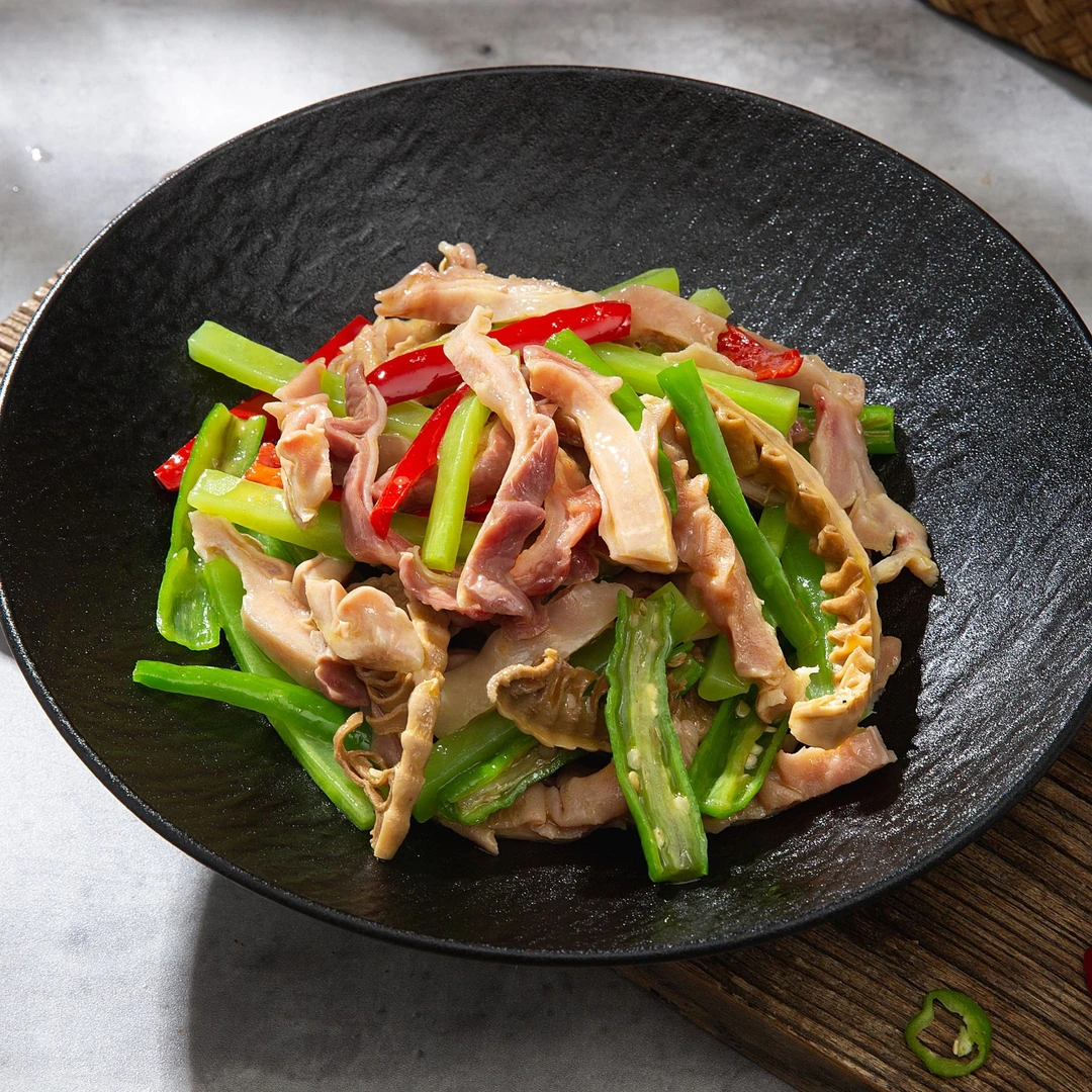 猪肚头丝免洗免切免洗五香肚丝500*4包